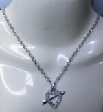 Silver Chain with Love Heart Locket Necklace specially gift for Girls and Boys - Image 2