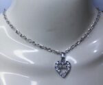 Silver Chain with Love Heart Locket Necklace Specially gift for Girls / Boys - Image 3