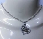 New Silver Stainless Chain with Heart Love Necklace/Locket/Pendants for Girls/Women/Boys/Men