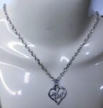 New Silver Stainless Chain with Heart Love Necklace/Locket/Pendants for Girls/Women/Boys/Men - Image 5