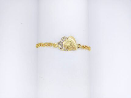 New Alloy Golden double Heart Bracelet /  Watch for Girls, Women