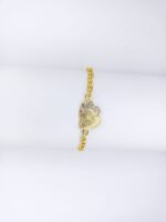 New Alloy Golden double Heart Bracelet /  Watch for Girls, Women - Image 4