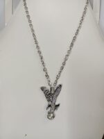 New Alloy Silver Chain with Zircon Eagle Locket / Necklace specially gift for Boys /Girls/ Women/Men - Image 2