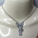 New Alloy Silver Chain with Zircon Eagle Locket / Necklace specially gift for Boys /Girls/ Women/Men - Image 3