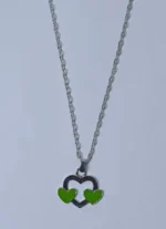 New Silver Stainless Chain Necklace 3 Heart Locket/Pendants Specially gift for girls / boys - Image 5
