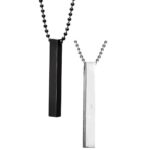 New Attractive Vertical Bar Necklace for Men / Locket Chain /For Men Boys Stick Bar Necklace - Image 4