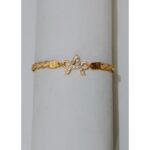 New Classy Gold A Design Zircon Bracelet / Watch For Girls, Women