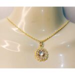 New Fashion Alloy Golden Chain with Zircon Locket/Necklace/Pendants for Girls/Women