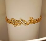 New Premium Alloy Golden Peacock Zircon Bracelet | Watch For Girl,s
