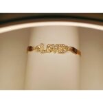 New New Fashion Alloy Gold Love Design Bracelet For Girls, Women