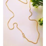New Simple Golden Cobra Neck Chain Specially Gift for Girls / women / men - Image 3