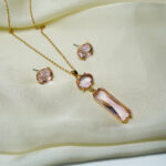 New Sparkling Crystal Necklace & Earring Set – Elegant Fashion Jewelry / For Women - Image 5