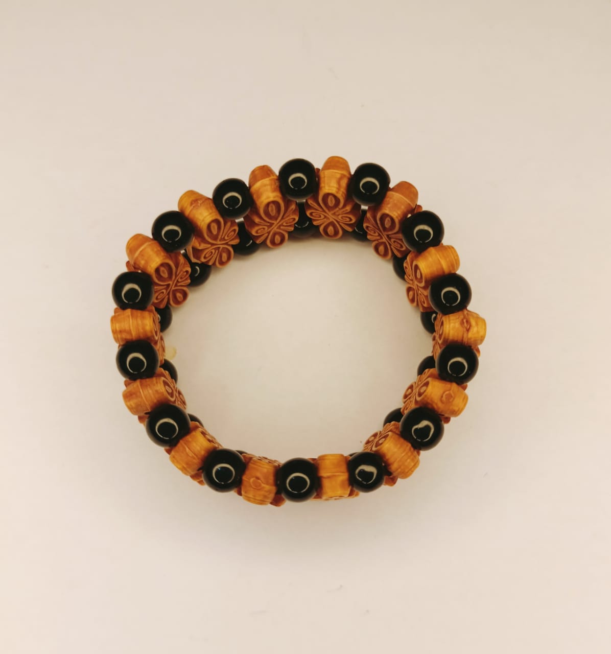 0cd3dc5639b802708489ee9180bb03d3 New Fashion Quoise Wooden Beads Bracelet / For Girl,s (Age 1-5) - Image 1