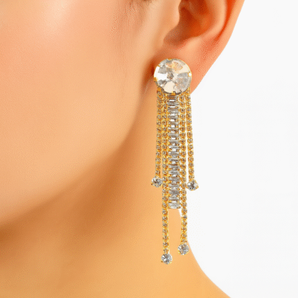 New Elegant Long Tassel Dangle Earrings / For Girl,s & Women – Alloy Fashion Drop Design Earrings