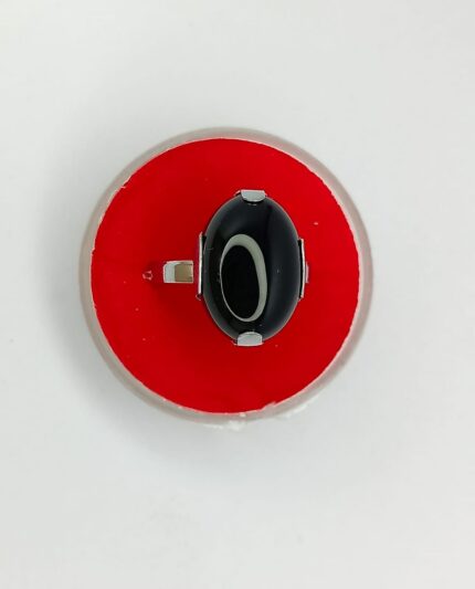 New Ring with Stone For Girl,s & Boy,s - Stylish Zircon Silver Alloy Ring - Packed in Beautiful Gift Box