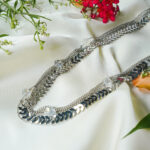 New Trending Korean Stylish Necklace (Silver & Golden) / For Women & Girls - Image 3