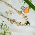 New Elegant Look Necklace Set with Earrings / For Women & Girls