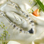 New Elegant Look Necklace Set with Earrings / For Women & Girls - Image 2