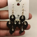 New Fashionable Delicate Crystal Drop Earrings (Girls Accessories) / For Special Occasions - Korean Style Earring - Image 7