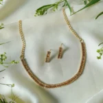 New Stylish & Fashionable Necklace Jewellery Set with Earrings / For Ladies - Image 3