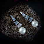 New Delicate Crystal Zircon Leaf Earrings – Long Luxury Drop Design Earrings For Girls & Women - Image 3