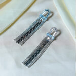 New Fashionable/Stylish Long Tassel Earrings / For Girl,s or Women - Wedding Jewelry - Image 4