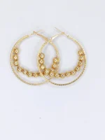 New Hoops Exaggerate Big Smooth Circle/Hoop Earrings/Simple Party Round Loop Earrings / For Girl,s & Women