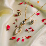 New Stylish/Fashionable Necklace & Earrings Set / For Girls or Women - Image 2