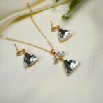 New Fashionable-Trendy Necklace & Earrings Set / For Ladies - Image 2