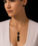 New Sparkling Crystal Necklace & Earring Set – Elegant Fashion Jewelry / For Women - Image 4