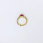 New Full Crystal Gold Rings for Ladies Wedding Gifts - Image 3