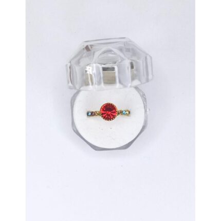 New Full Crystal Gold Rings for Ladies Wedding Gifts