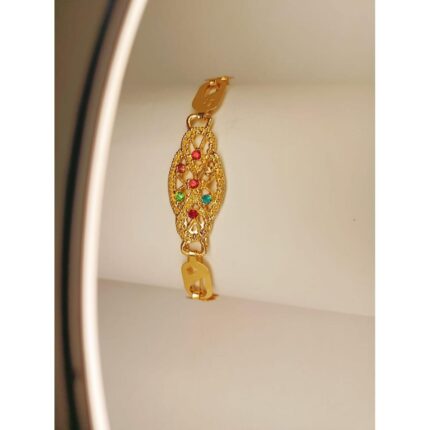 New Fashion Alloy Gold Zircon Bracelet/Watch For Girls/Women