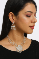 New Crystal Jewellery Nacklace Set With Earrings / For Ladies