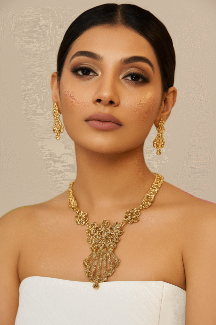 New Style Crystal Necklace Set With Earrings / For Girl,s and Women