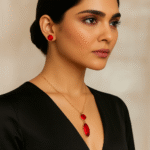 New Stylish/Fashionable Necklace & Earrings Set / For Girls or Women - Image 7