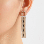 New Fashionable/Stylish Long Tassel Earrings / For Girl,s or Women - Wedding Jewelry - Image 2