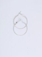 New Big Smooth Circle Hoop Earring,s / Simple Party Round Loop Earrings / For Girls and Women - Stylish Fashion Jewellry - Image 4