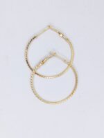 New Big Smooth Circle Hoop Earring,s / Simple Party Round Loop Earrings / For Girls and Women - Stylish Fashion Jewellry - Image 6