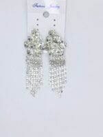 New Stylish Crystal Pearl Dangle Earrings / For Ladies & Women (Girls Accessories) - Image 2