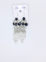 New Stylish Crystal Pearl Dangle Earrings / For Ladies & Women (Girls Accessories) - Image 6
