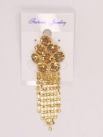 New Stylish Crystal Pearl Dangle Earrings / For Ladies & Women (Girls Accessories) - Image 8