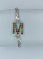 New Stylish Silver M Zircon Bracelet For Girls, Women - Image 3