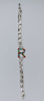 New Stylish Silver R Zircon Bracelet For Girls, Women - Image 2