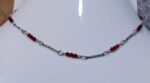 New Silver Stainless Chain with Red Beads /Necklace for Girls/Women - Image 4