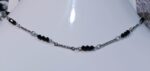 New Silver Stainless Chain with Block Beads /Necklace for Girls/Women - Image 3