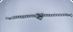 Silver Heavy Imported Chain & Heat Love Bracelet / Watch For Girl,s - Image 5