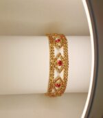 New Luxury Golden Plated Zircon Bracelet for Girls / Women - Gift for Your Love Ones - Image 2