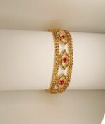 New Luxury Golden Plated Zircon Bracelet for Girls / Women - Gift for Your Love Ones - Image 3