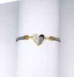 New Fashion Double Heart Bracelet Watch For Girls, Women - Image 4